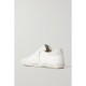 Super-Star embellished distressed glittered leather sneakers Super-Star embellished distressed glittered leather sneakers