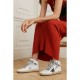 Sky-Star distressed printed leather high-top sneakers Sky-Star distressed printed leather high-top sneakers