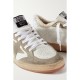 Ball Star shearling-lined distressed suede-trimmed leather sneakers Ball Star shearling-lined distressed suede-trimmed leather sneakers