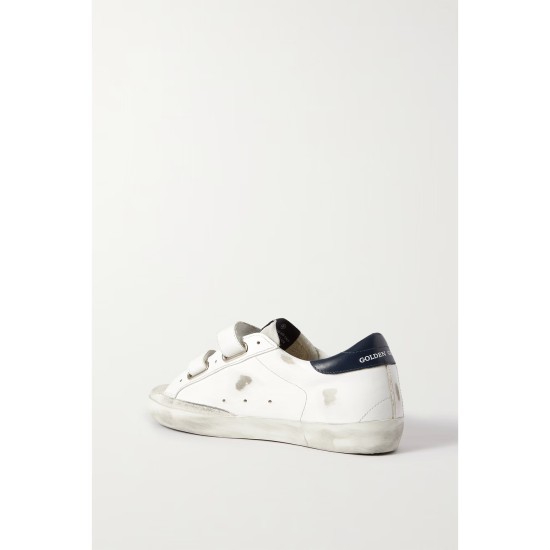 Old School distressed leather sneakers Old School distressed leather sneakers