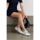 Superstar distressed suede and leather-trimmed canvas sneakers Superstar distressed suede and leather-trimmed canvas sneakers