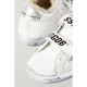Old School shearling-lined distressed glittered leather sneakers Old School shearling-lined distressed glittered leather sneakers