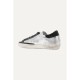 Superstar distressed metallic leather and suede sneakers Superstar distressed metallic leather and suede sneakers